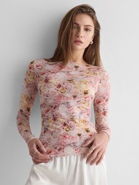 Intimissimi I Bloom for You Top in Ultralight Modal with Cashmere